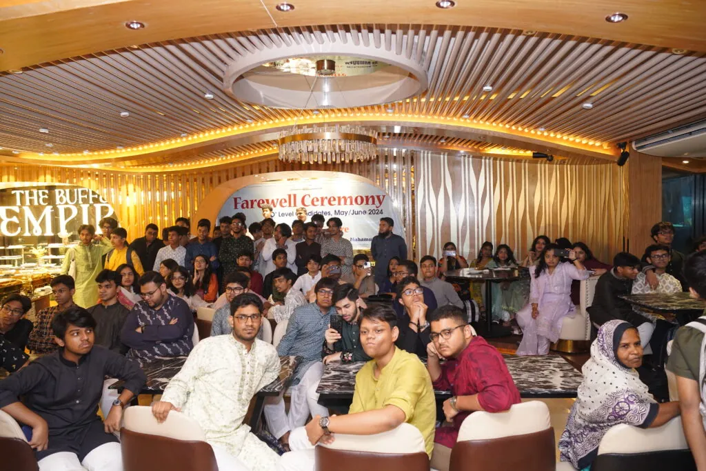 Daris O Level candidates at their farewell ceremony